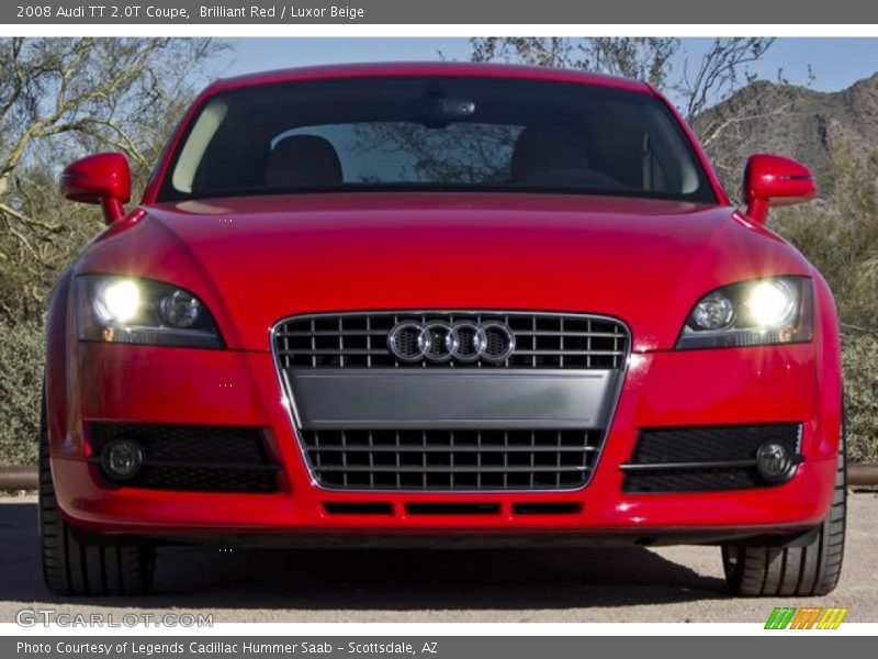 Brilliant Red / Luxor Beige 2008 Audi TT 2.0T Coupe