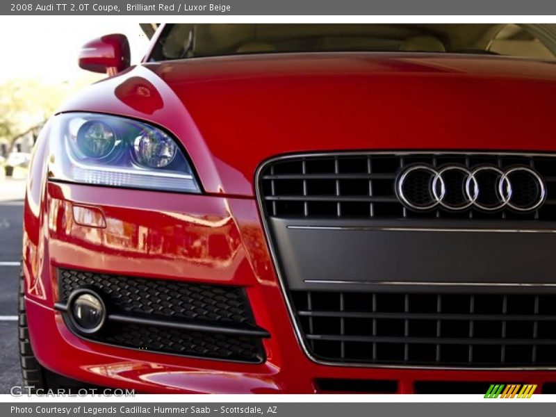 Brilliant Red / Luxor Beige 2008 Audi TT 2.0T Coupe