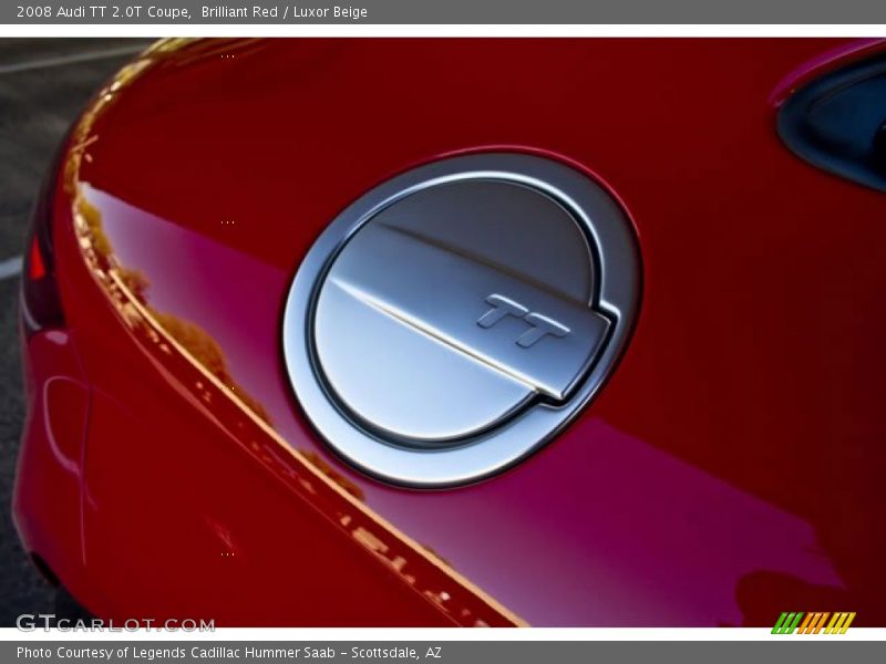 Brilliant Red / Luxor Beige 2008 Audi TT 2.0T Coupe
