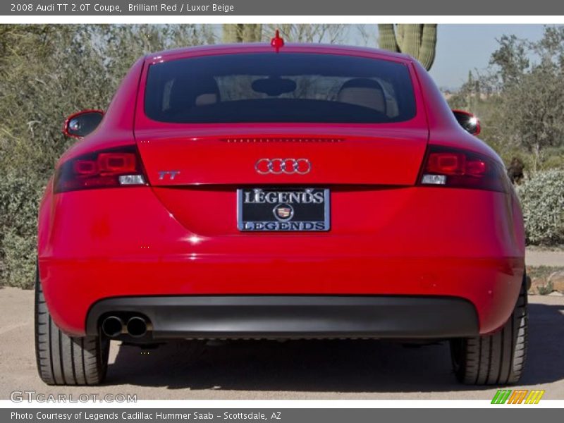 Brilliant Red / Luxor Beige 2008 Audi TT 2.0T Coupe
