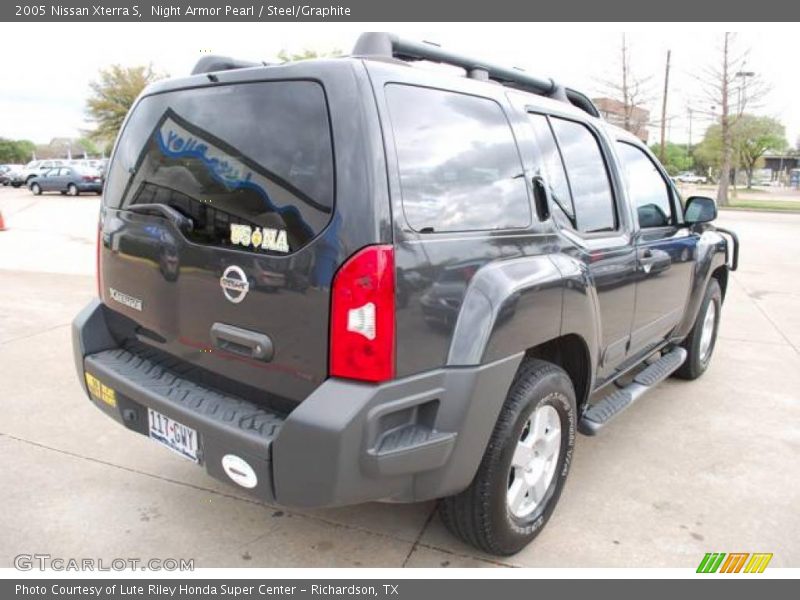 Night Armor Pearl / Steel/Graphite 2005 Nissan Xterra S