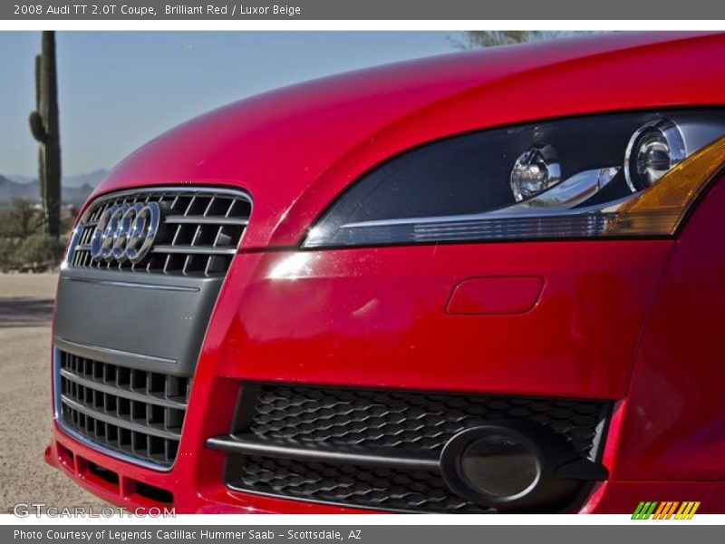 Brilliant Red / Luxor Beige 2008 Audi TT 2.0T Coupe