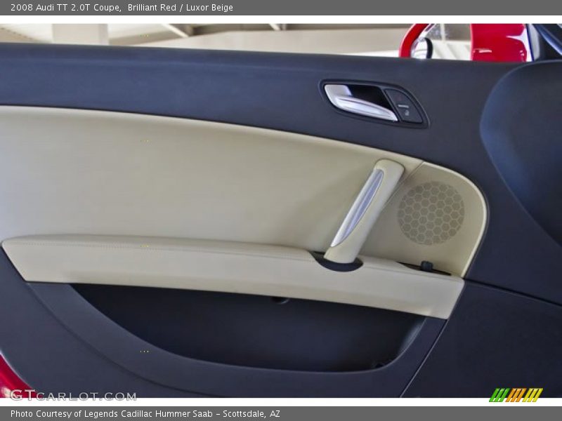 Brilliant Red / Luxor Beige 2008 Audi TT 2.0T Coupe