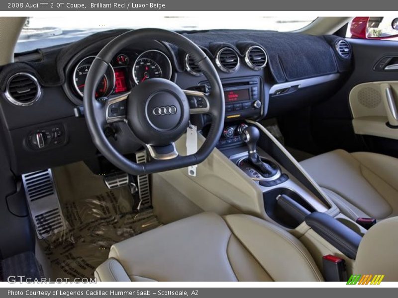 Luxor Beige Interior - 2008 TT 2.0T Coupe 