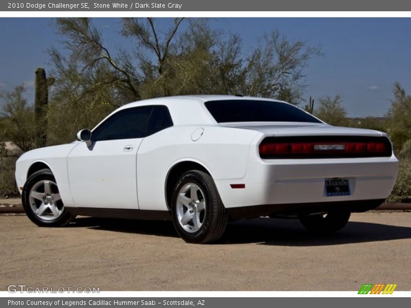 Stone White / Dark Slate Gray 2010 Dodge Challenger SE