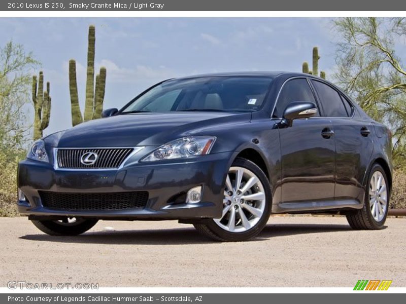 Smoky Granite Mica / Light Gray 2010 Lexus IS 250