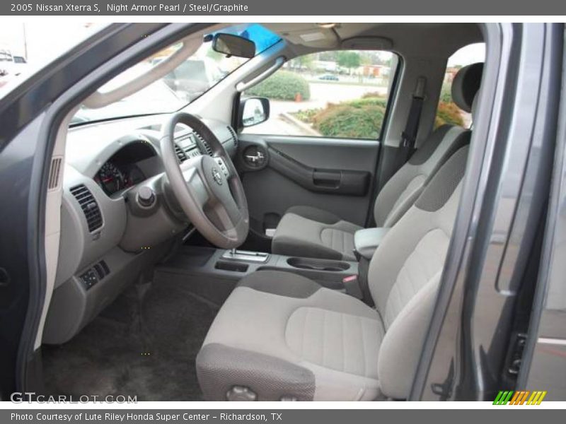 Night Armor Pearl / Steel/Graphite 2005 Nissan Xterra S