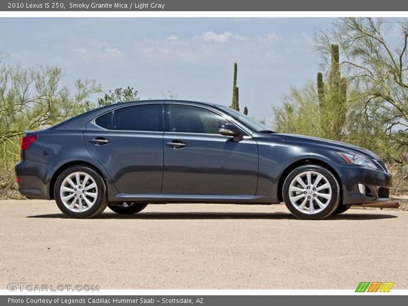 Smoky Granite Mica / Light Gray 2010 Lexus IS 250