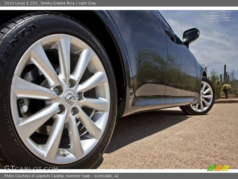 Smoky Granite Mica / Light Gray 2010 Lexus IS 250