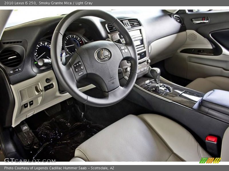 Smoky Granite Mica / Light Gray 2010 Lexus IS 250
