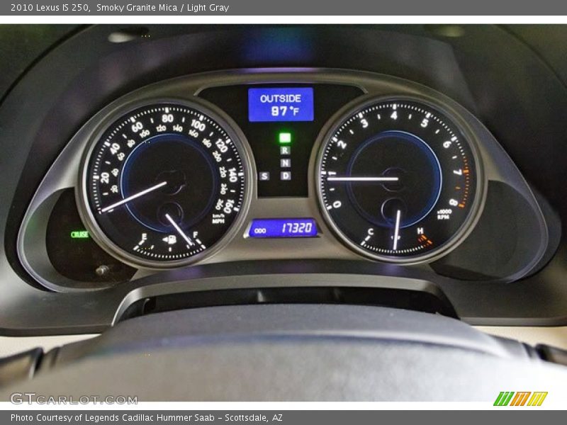 Smoky Granite Mica / Light Gray 2010 Lexus IS 250