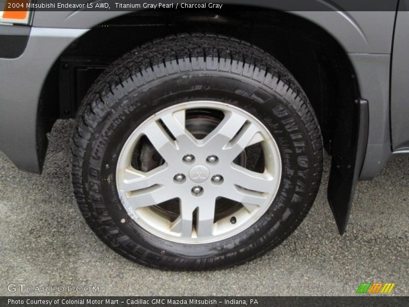 Titanium Gray Pearl / Charcoal Gray 2004 Mitsubishi Endeavor LS AWD