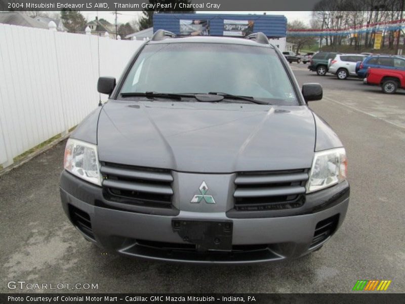 Titanium Gray Pearl / Charcoal Gray 2004 Mitsubishi Endeavor LS AWD