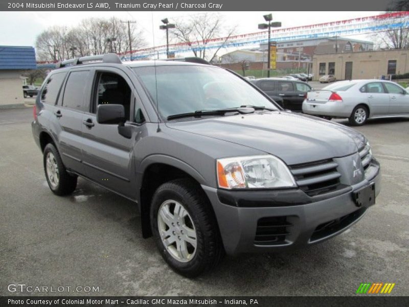 Titanium Gray Pearl / Charcoal Gray 2004 Mitsubishi Endeavor LS AWD