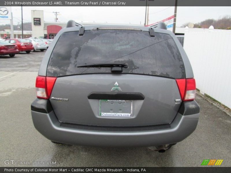 Titanium Gray Pearl / Charcoal Gray 2004 Mitsubishi Endeavor LS AWD