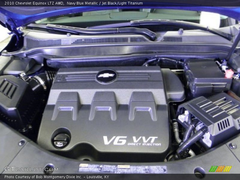 Navy Blue Metallic / Jet Black/Light Titanium 2010 Chevrolet Equinox LTZ AWD