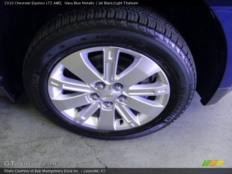 Navy Blue Metallic / Jet Black/Light Titanium 2010 Chevrolet Equinox LTZ AWD