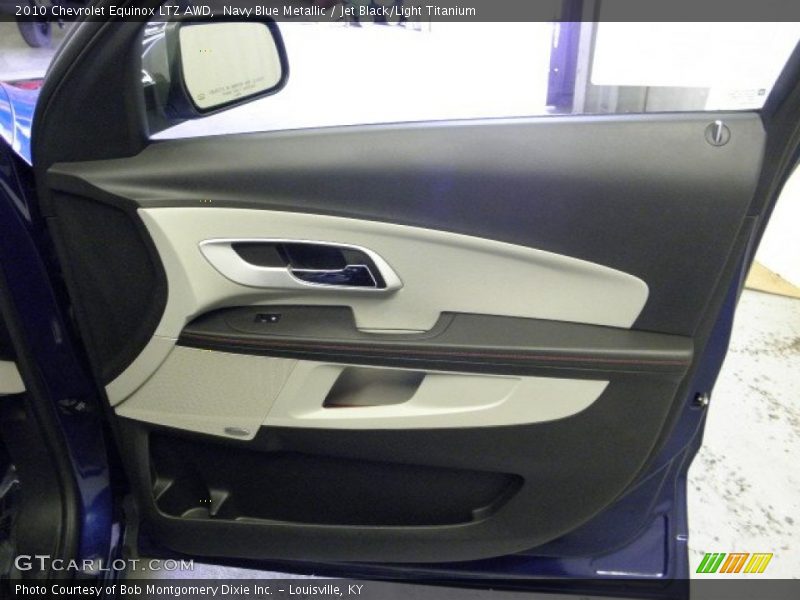Navy Blue Metallic / Jet Black/Light Titanium 2010 Chevrolet Equinox LTZ AWD
