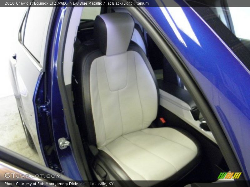 Navy Blue Metallic / Jet Black/Light Titanium 2010 Chevrolet Equinox LTZ AWD