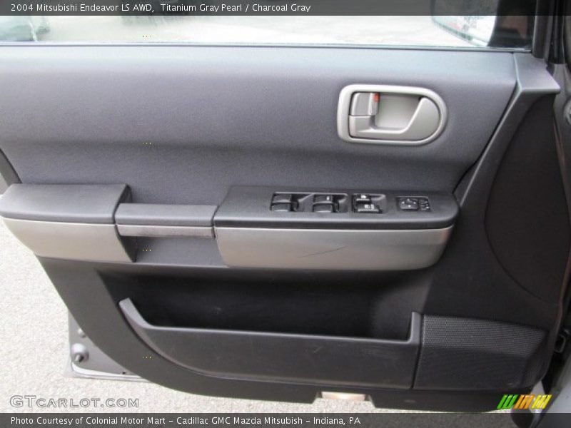 Titanium Gray Pearl / Charcoal Gray 2004 Mitsubishi Endeavor LS AWD