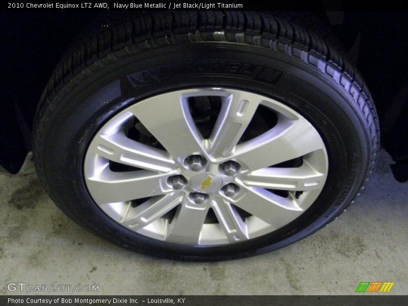 Navy Blue Metallic / Jet Black/Light Titanium 2010 Chevrolet Equinox LTZ AWD