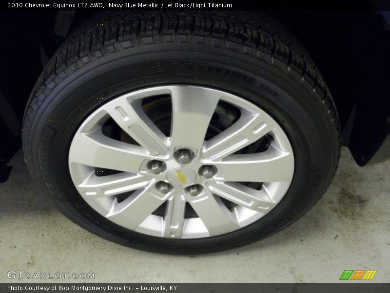 Navy Blue Metallic / Jet Black/Light Titanium 2010 Chevrolet Equinox LTZ AWD
