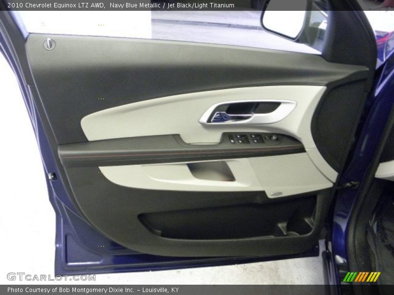 Navy Blue Metallic / Jet Black/Light Titanium 2010 Chevrolet Equinox LTZ AWD