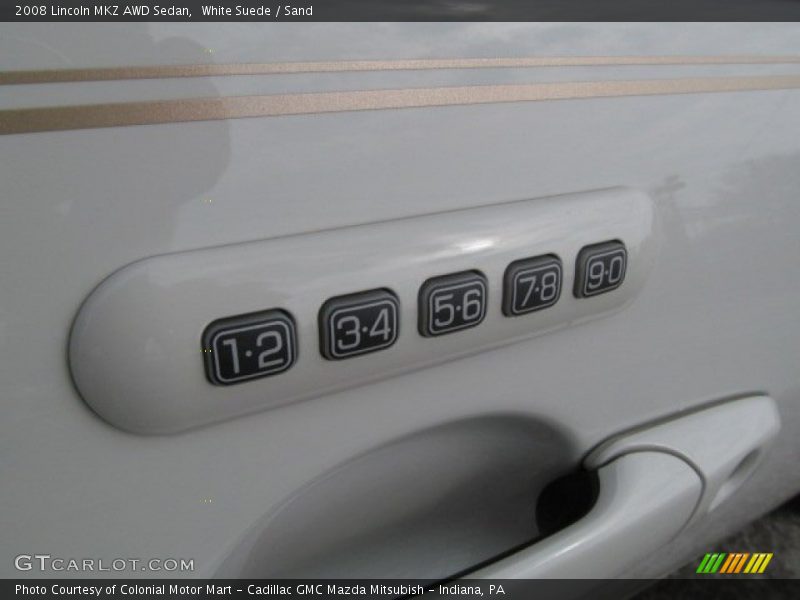 White Suede / Sand 2008 Lincoln MKZ AWD Sedan