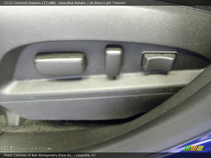 Navy Blue Metallic / Jet Black/Light Titanium 2010 Chevrolet Equinox LTZ AWD