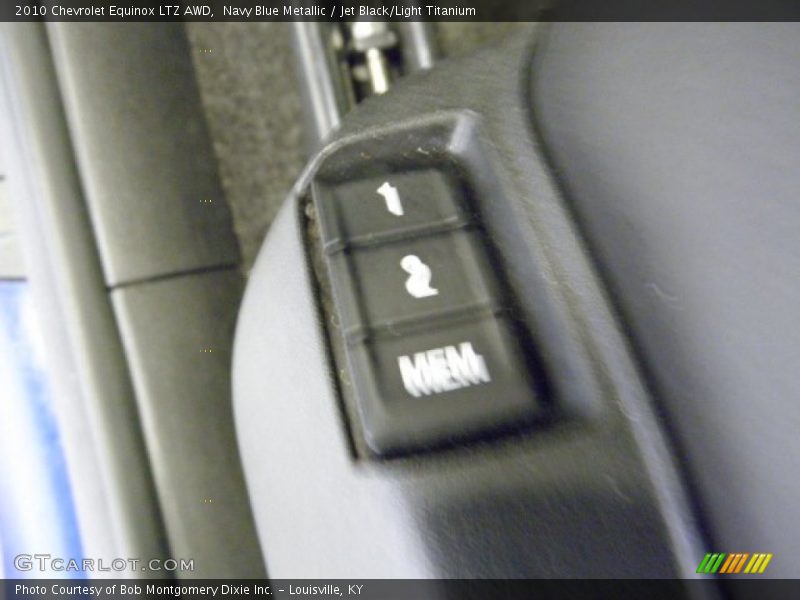 Navy Blue Metallic / Jet Black/Light Titanium 2010 Chevrolet Equinox LTZ AWD