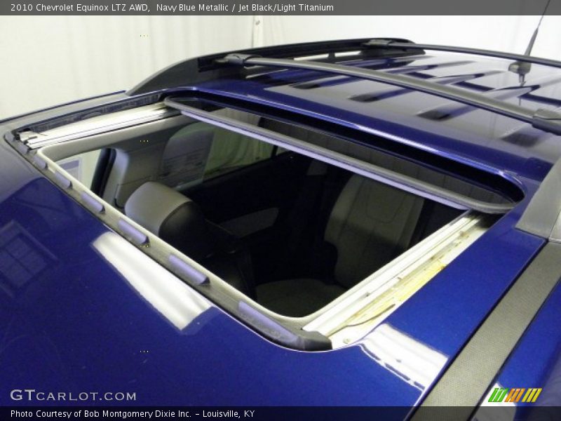 Navy Blue Metallic / Jet Black/Light Titanium 2010 Chevrolet Equinox LTZ AWD