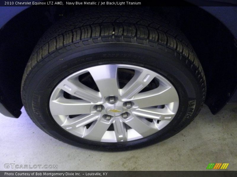 Navy Blue Metallic / Jet Black/Light Titanium 2010 Chevrolet Equinox LTZ AWD
