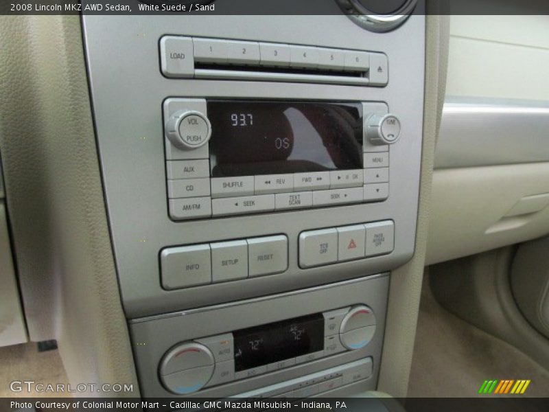 White Suede / Sand 2008 Lincoln MKZ AWD Sedan