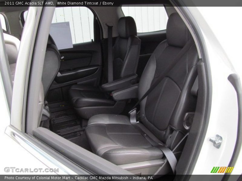 White Diamond Tintcoat / Ebony 2011 GMC Acadia SLT AWD