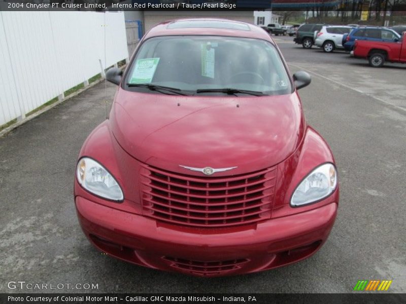 Inferno Red Pearlcoat / Taupe/Pearl Beige 2004 Chrysler PT Cruiser Limited