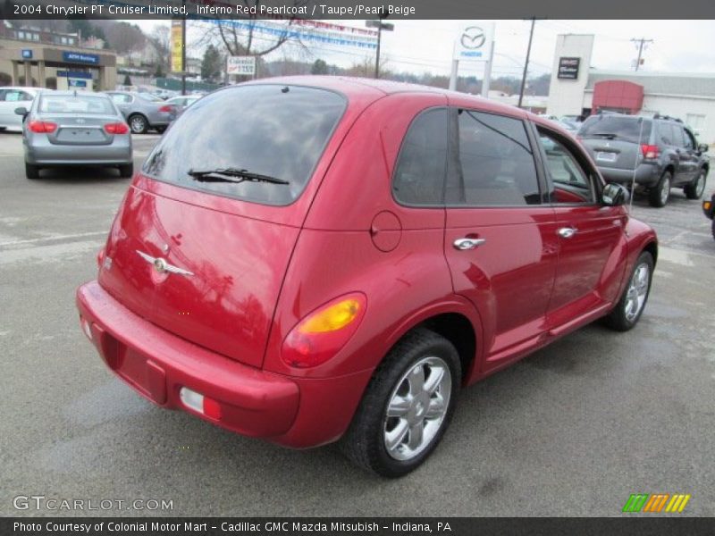 Inferno Red Pearlcoat / Taupe/Pearl Beige 2004 Chrysler PT Cruiser Limited