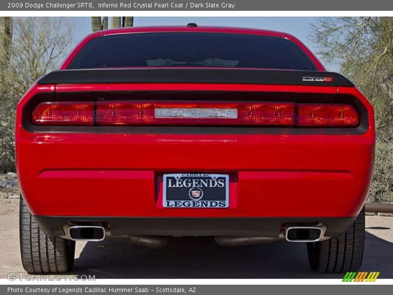 Inferno Red Crystal Pearl Coat / Dark Slate Gray 2009 Dodge Challenger SRT8