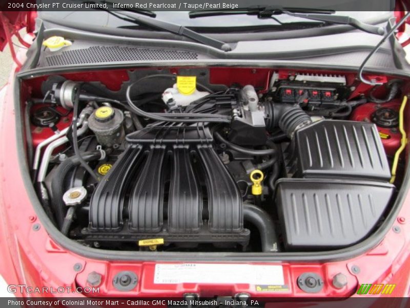 Inferno Red Pearlcoat / Taupe/Pearl Beige 2004 Chrysler PT Cruiser Limited
