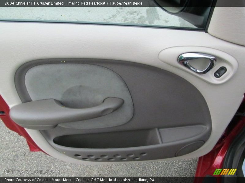 Inferno Red Pearlcoat / Taupe/Pearl Beige 2004 Chrysler PT Cruiser Limited