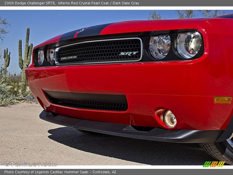 Inferno Red Crystal Pearl Coat / Dark Slate Gray 2009 Dodge Challenger SRT8