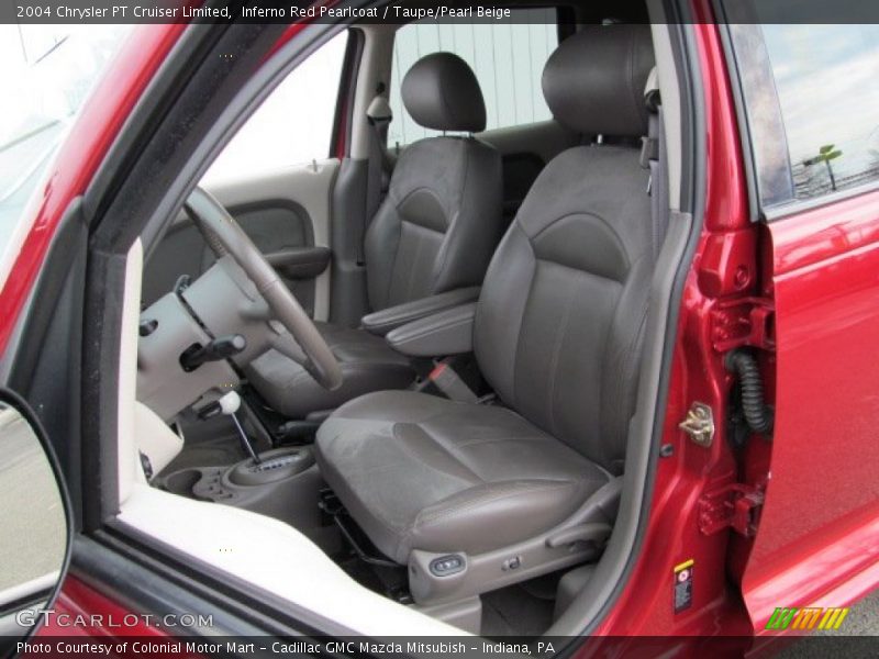 Inferno Red Pearlcoat / Taupe/Pearl Beige 2004 Chrysler PT Cruiser Limited
