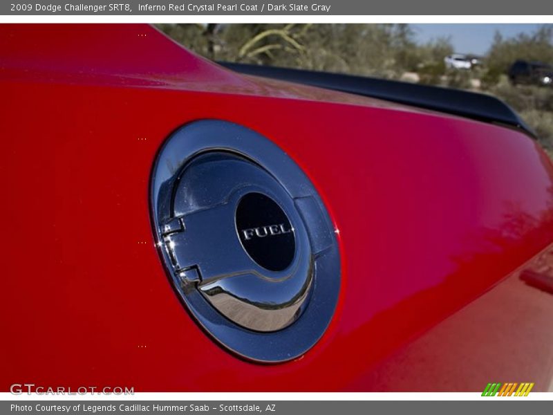 Inferno Red Crystal Pearl Coat / Dark Slate Gray 2009 Dodge Challenger SRT8