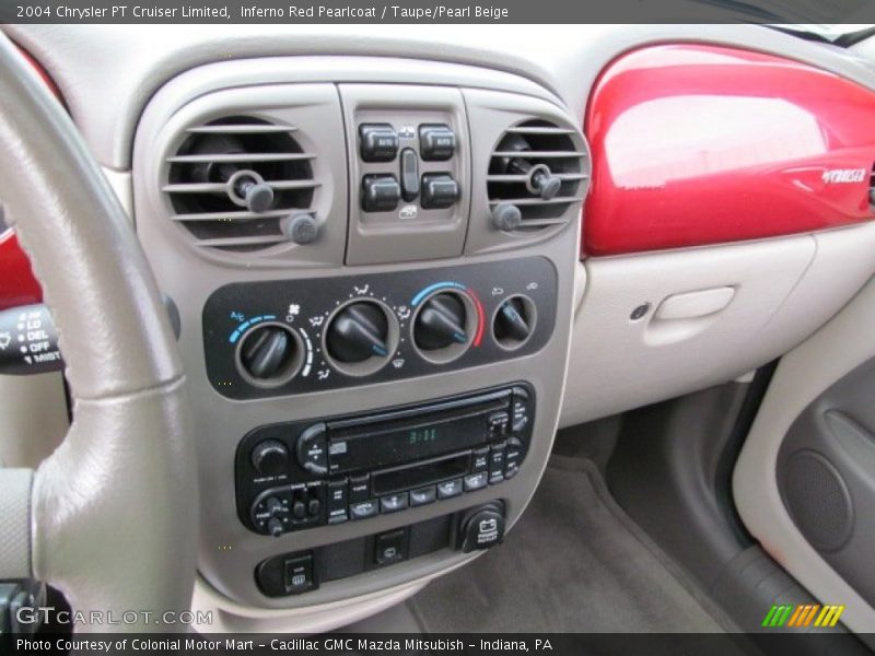 Inferno Red Pearlcoat / Taupe/Pearl Beige 2004 Chrysler PT Cruiser Limited