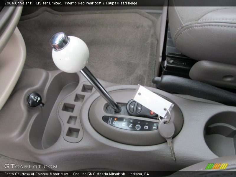 Inferno Red Pearlcoat / Taupe/Pearl Beige 2004 Chrysler PT Cruiser Limited