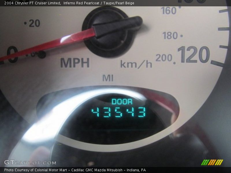Inferno Red Pearlcoat / Taupe/Pearl Beige 2004 Chrysler PT Cruiser Limited