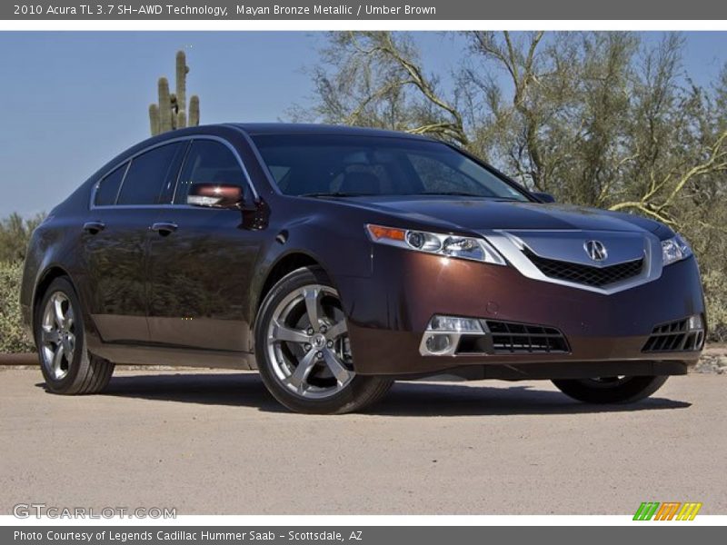 Mayan Bronze Metallic / Umber Brown 2010 Acura TL 3.7 SH-AWD Technology