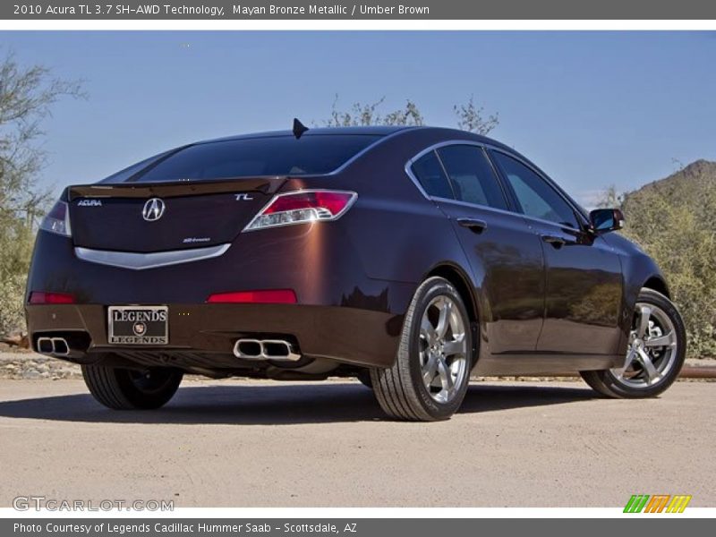 Mayan Bronze Metallic / Umber Brown 2010 Acura TL 3.7 SH-AWD Technology