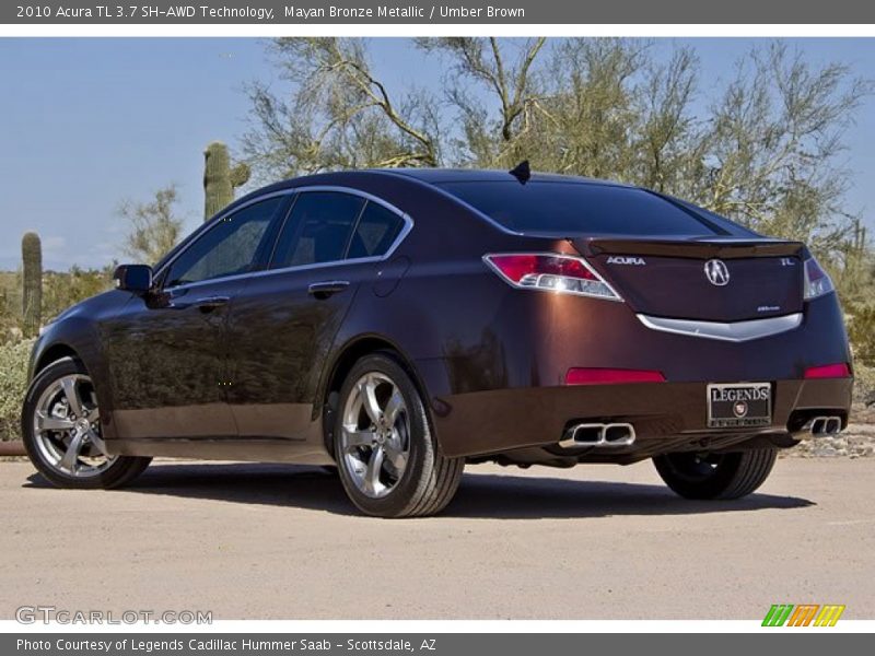 Mayan Bronze Metallic / Umber Brown 2010 Acura TL 3.7 SH-AWD Technology