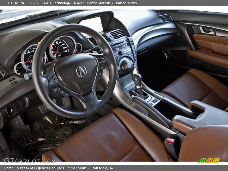 Umber Brown Interior - 2010 TL 3.7 SH-AWD Technology 