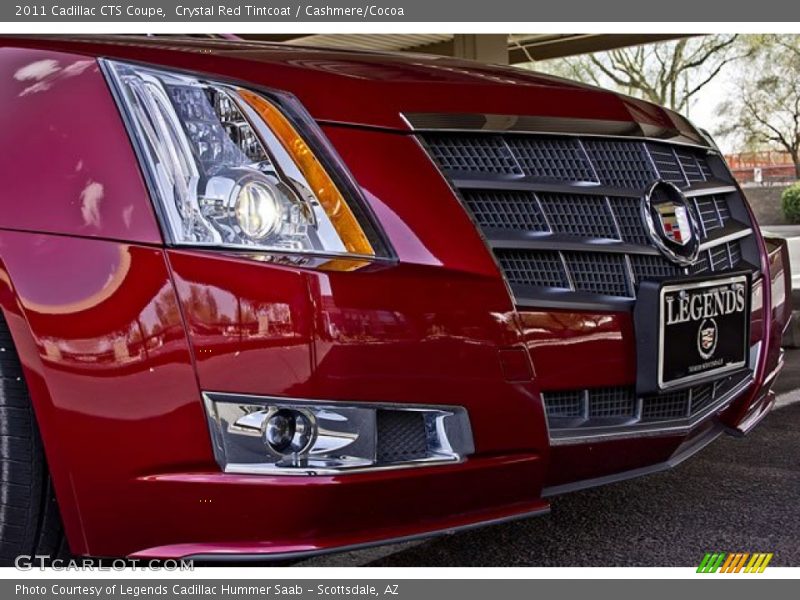 Crystal Red Tintcoat / Cashmere/Cocoa 2011 Cadillac CTS Coupe